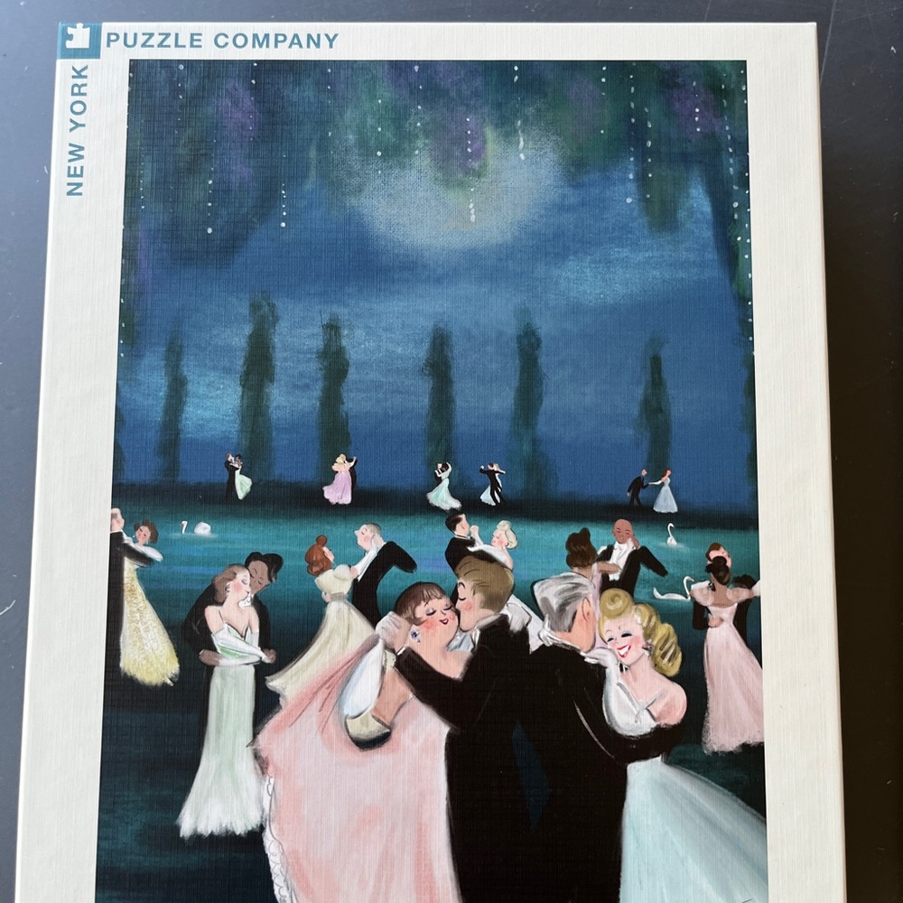 Puzzle Company New York Romantic Ballroom Jigsaw Puzzle - Blue and Pink